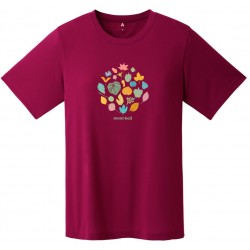 WICKRON T-Shirt MOUNTAIN Leaves W wine red