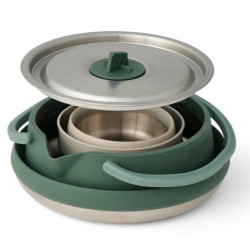Salokāms trauku komplekts DETOUR Stainless Steel Kettle Cook Set