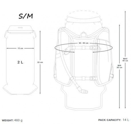 Velo mugursoma BACKCOUNTRY Hydration Backpack