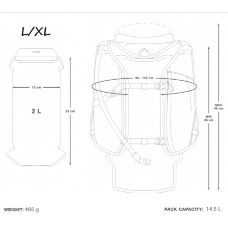 Velo mugursoma BACKCOUNTRY Hydration Backpack