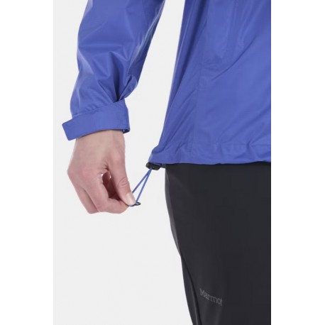 Jaka W PreCip ECO Jacket 02 Trail blue