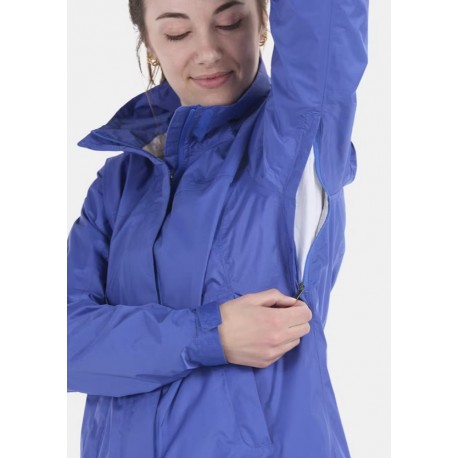 W PreCip ECO Jacket 02 Trail Blue