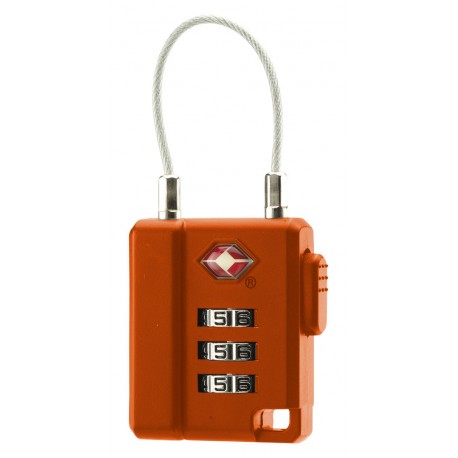 Atslēdziņa TSA COMBINATION lock with cable