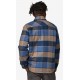 Patagonia M LW INSULATED Fjord Flanel Shirt Smolder Blue