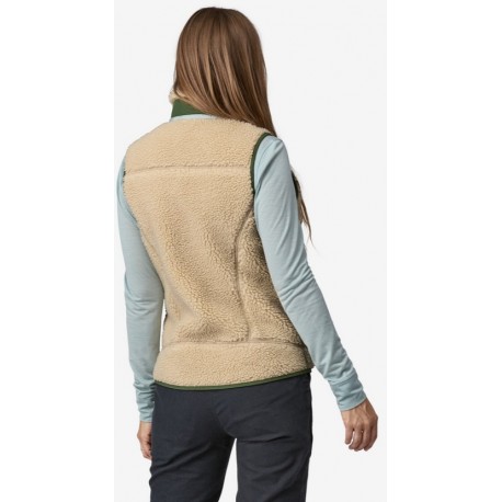 Patagonia W CLASSIC Retro-X Vest Dark Natural Torrey Pine green