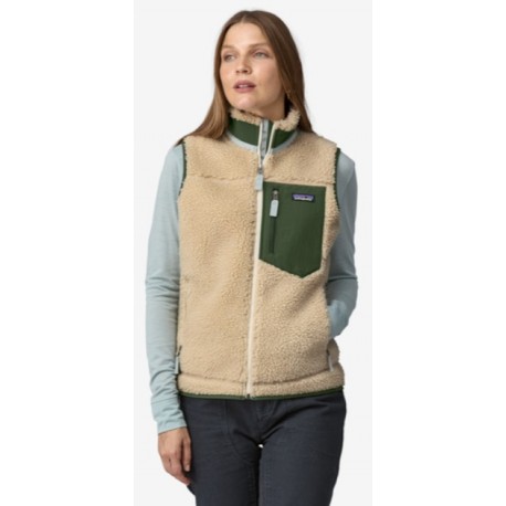 Patagonia W CLASSIC Retro-X Vest Dark Natural Torrey Pine green