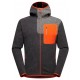 AGON Hoody M Carbon Cherry tomato