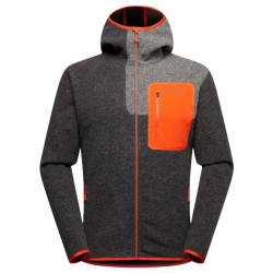 Jaka AGON Hoody M Carbon Cherry tomato