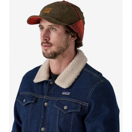 Patagonia cepure RANGE Earflap Cap Cascade Burnished red