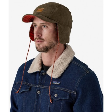 Patagonia RANGE Earflap Cap Dark walnut