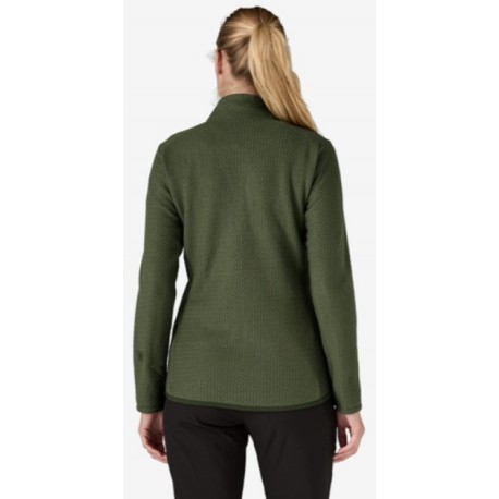 Patagonia R1 AIR Zip Neck W Torrey Pine Green