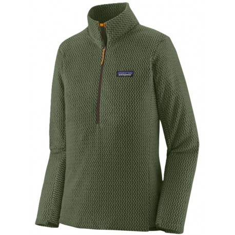 Patagonia R1 AIR Zip Neck W Torrey Pine Green