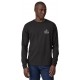 Patagonia CHOUINARD Crest Ringer Responsibili-Tee LS M Black