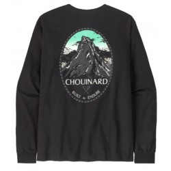 Patagonia CHOUINARD Crest Ringer Responsibili-Tee LS M Black