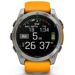 FENIX 8-51mm, AMOLED Sapph, Ti/Bare/Grpht, SparkOrg/Grp, EMEA