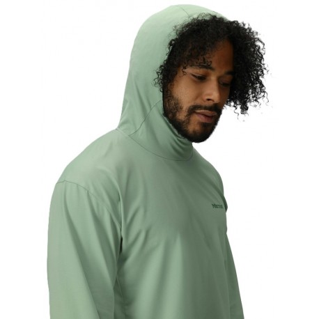 Krekls AREX UPF50 Hoody 01 Agate Green