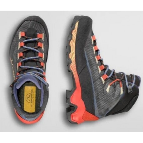 Apavi AEQUILIBRIUM Hike Woman GTX Carbon Cherry tomato