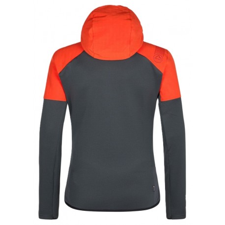 SESSION Tech Hoody W Carbon Cherry tomato