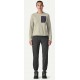 Patagonia jaka R1 AIR Crew W Wool White