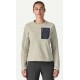 Patagonia jaka R1 AIR Crew W Wool White