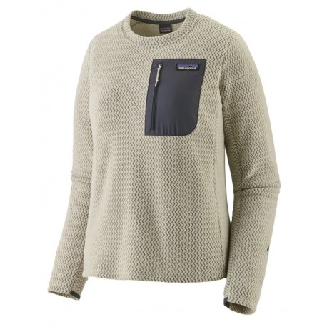 Patagonia jaka R1 AIR Crew W Wool White