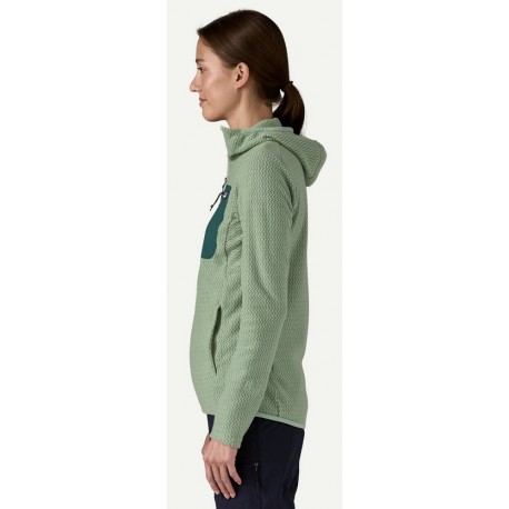 Patagonia jaka R1 AIR Full-Zip Hoody W Ellwood Green