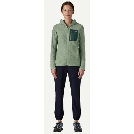 Patagonia jaka R1 AIR Full-Zip Hoody W Ellwood Green