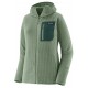 Patagonia jaka R1 AIR Full-Zip Hoody W Ellwood Green