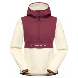 Guidance Sherpa Hoody W Chalk Redwood