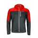 Vējjaka Air Lite Jacket Dark zinc Scarlet red