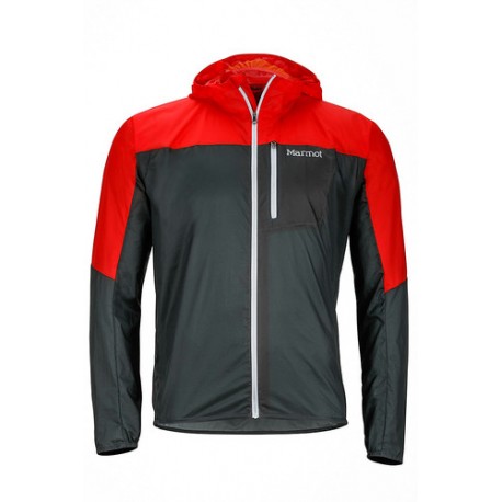 Air Lite Jacket Dark zinc Scarlet red